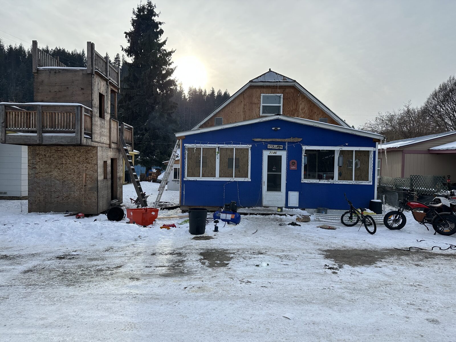 7146 Cedar St before rehab